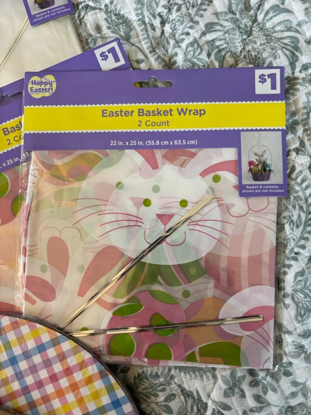 Easter basket wraps & cake boards